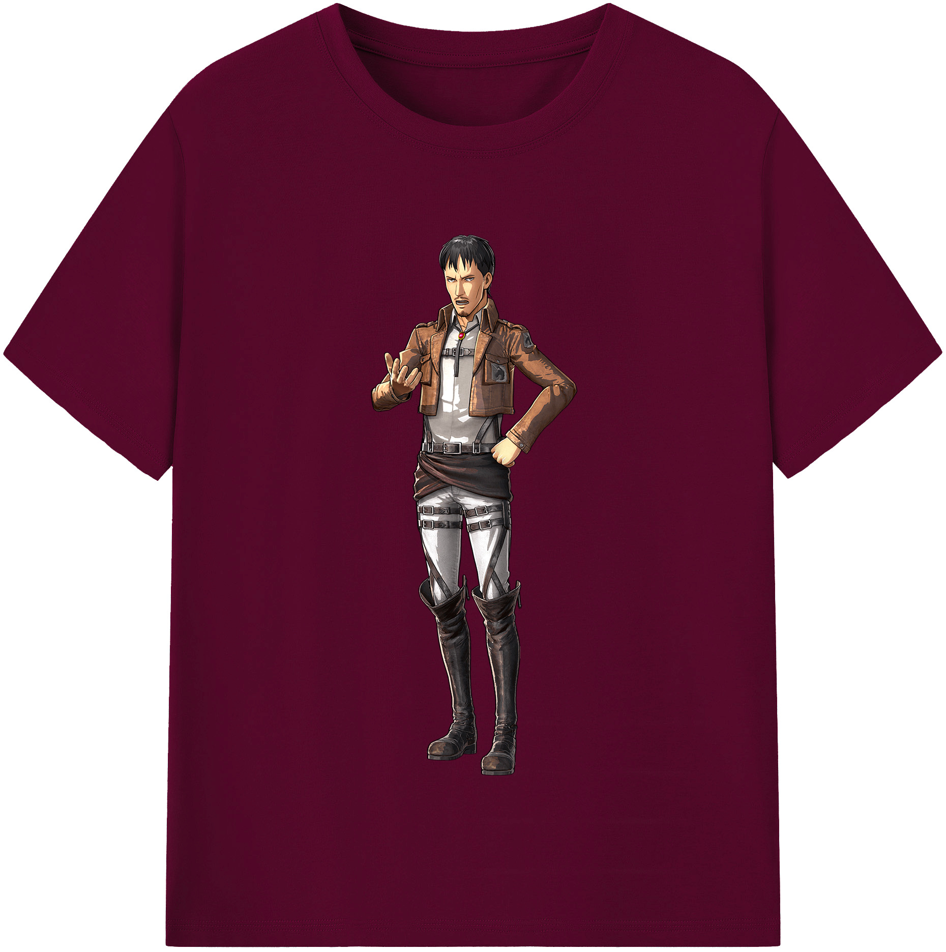 （画像用） 進撃の巨人 Attack on Titan レディースカジュアルプリントTシャツ（綿100％）